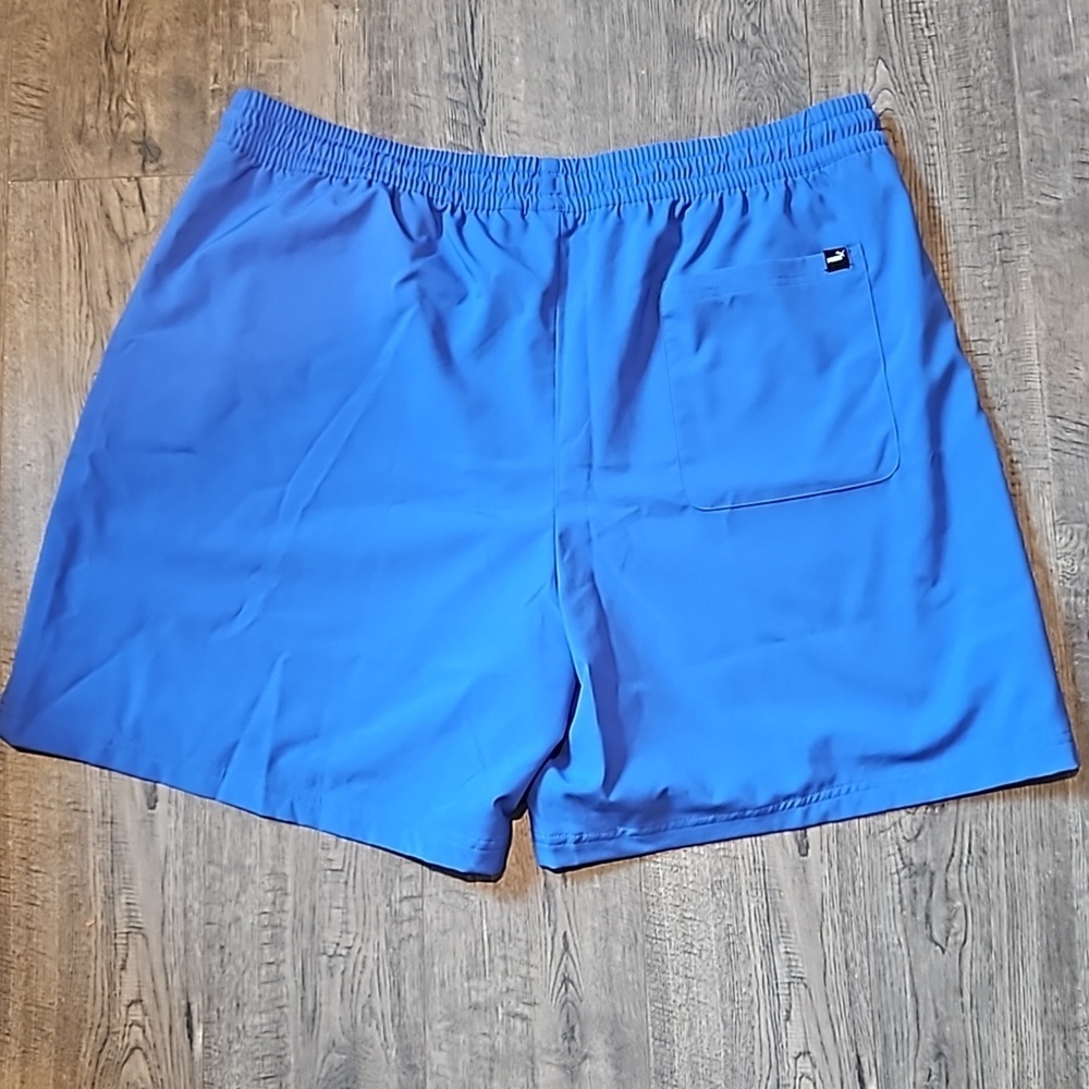 Puma Men's XXL Drawsting Blue Athletic Shorts Brand New With Tags - Picture 5 of 6